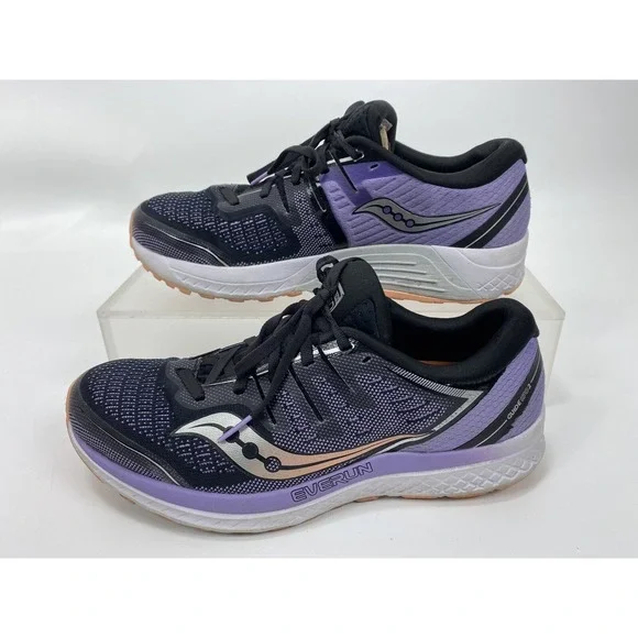 SAUCONY Guide ISO 2 Size‎ 10 Athletic Shoes Running sneakers Black Purple Womens - Picture 6 of 9